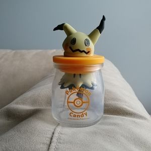 Pokemon Mimikyu glass candy jar